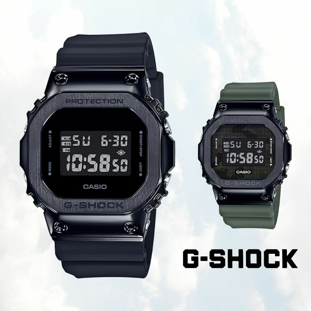 Casio G-Shock GM-5600B-1 手錶 (香港行貨)