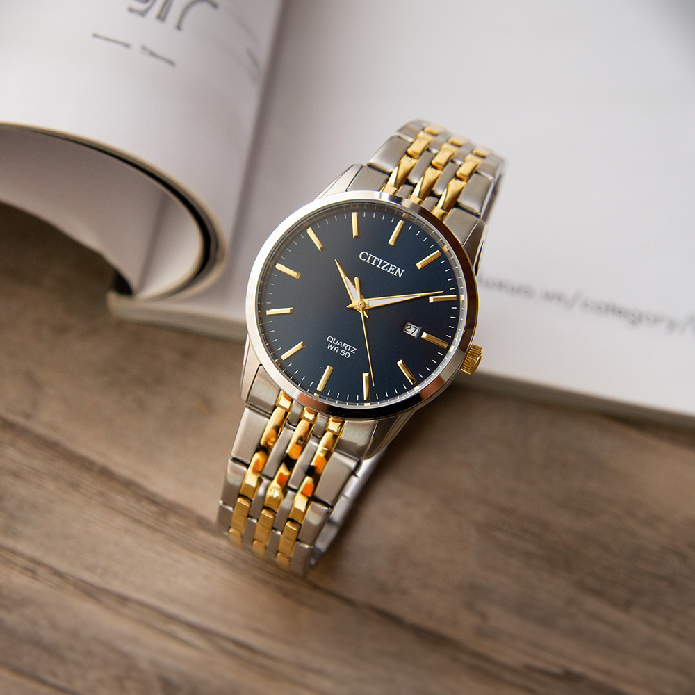 【CITIZEN 星辰】 BI5006-81L 簡約大方 復古 日本機芯 日期顯示 夜光 石英 手錶 男錶 腕錶