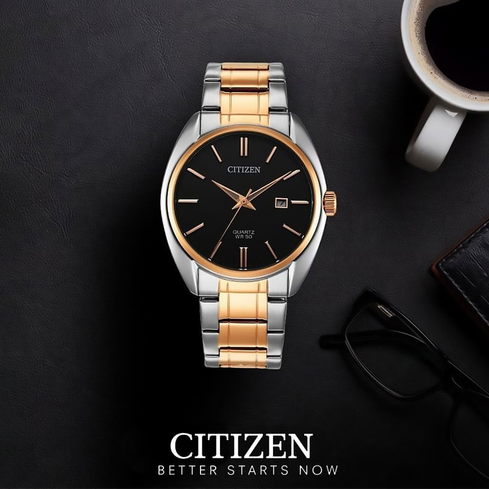 (預購)【CITIZEN 星辰】 BI5104-57E 極簡時尚 日本機芯 日期顯示 夜光 石英 手錶 男錶 腕錶 41 mm