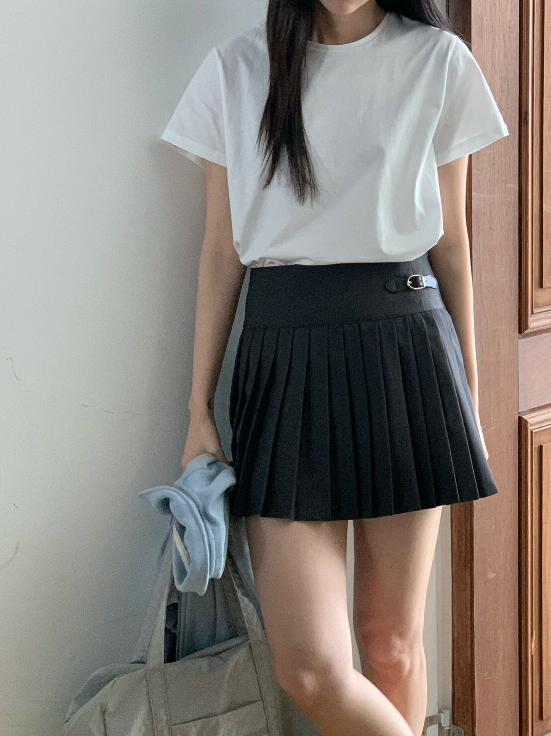 甜美氣質百褶短裙