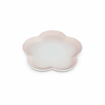 Le Creuset  23厘米‧陶瓷花形碟‧香港行貨‧
