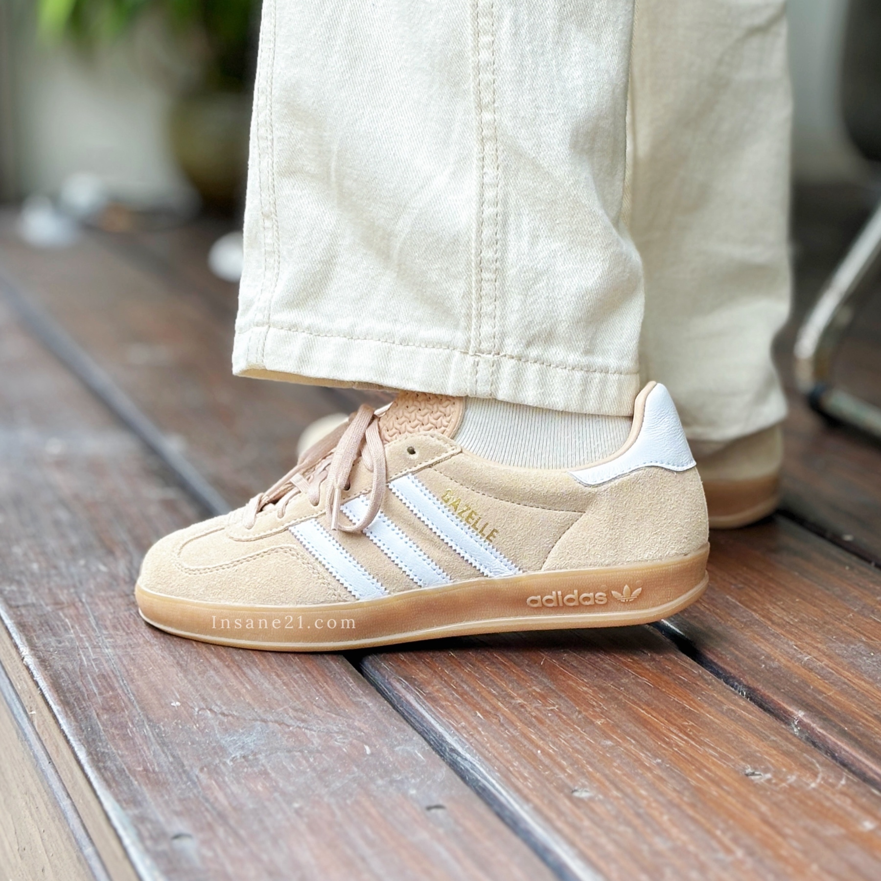 ADIDAS GAZELLE INDOOR 麂皮 卡其色 奶茶色 中性 IH5482