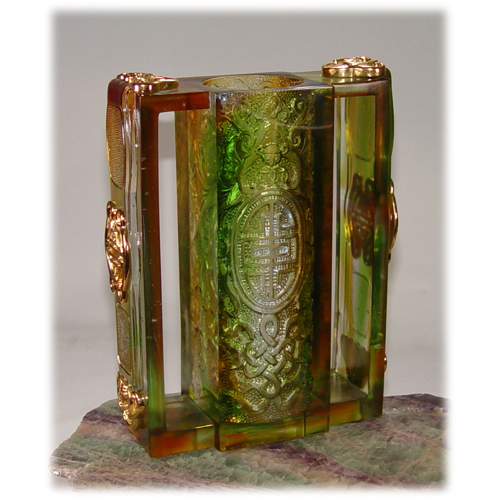 琉璃花器｜福壽雙全 祝壽送禮首選 福氣壽意滿堂彩