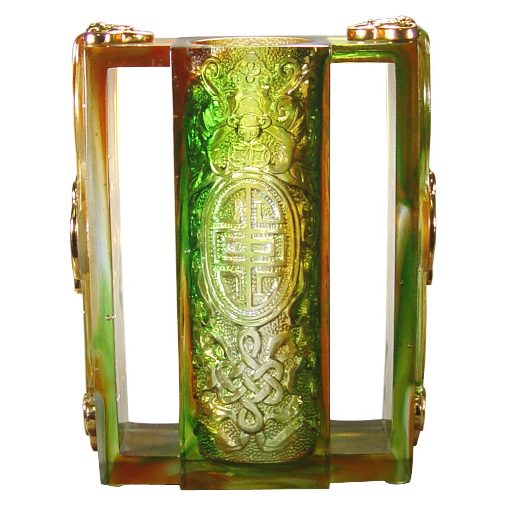 琉璃花器｜福壽雙全 祝壽送禮首選 福氣壽意滿堂彩