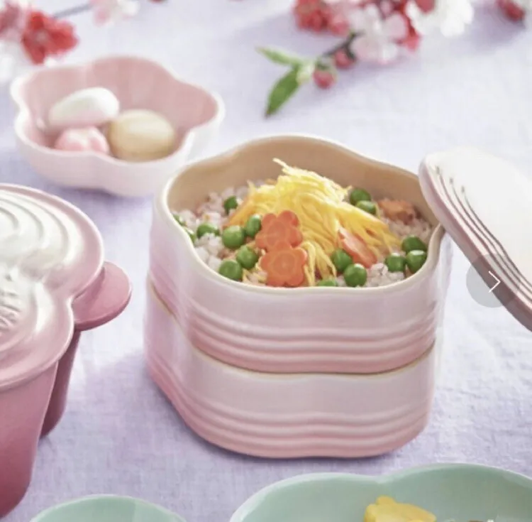 ルクルーゼ　スタッキングフラワーコンテナー LE CREUSET - ル・クルーゼ☆スタッキングフラワーコンテナ