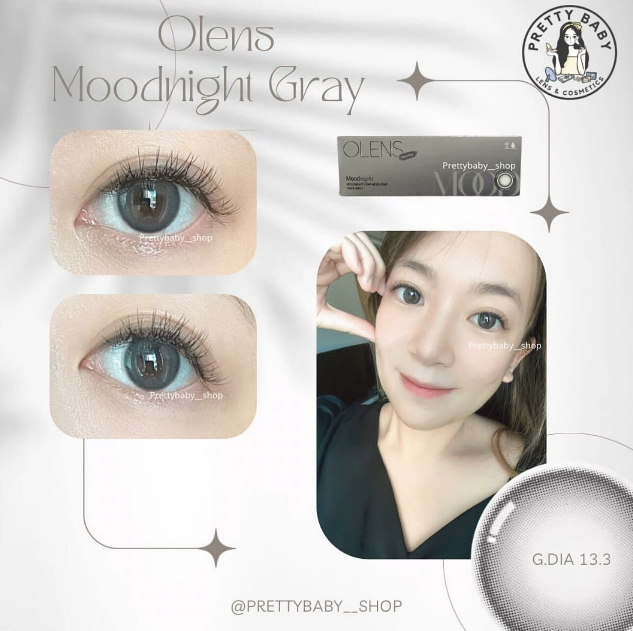 OLENS MOOD NIGHT 1 DAY MOOD GRAY 20P [20片/1盒]