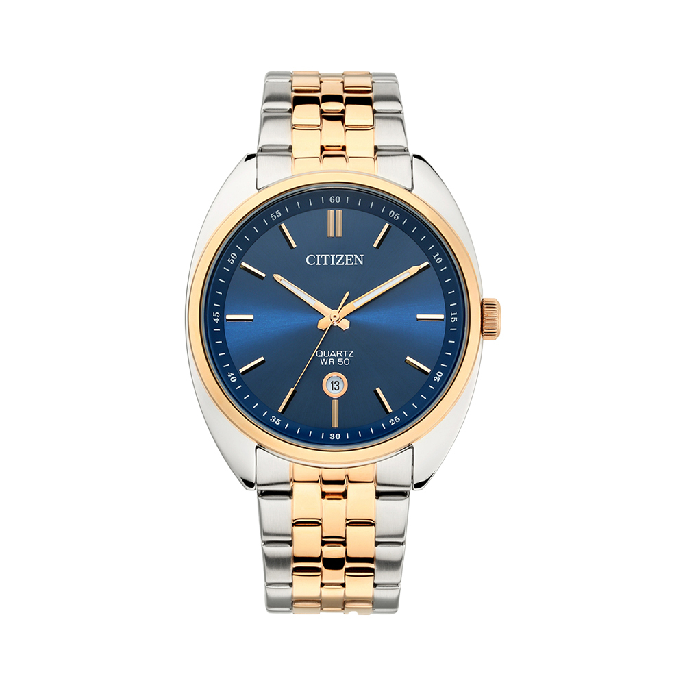 (預購)【CITIZEN 星辰】 BI5096-53L 琉璃藍 日系簡約俐落時尚 英倫紳士魅力品味 穿搭配件 帶日期 無字 不鏽鋼 手錶