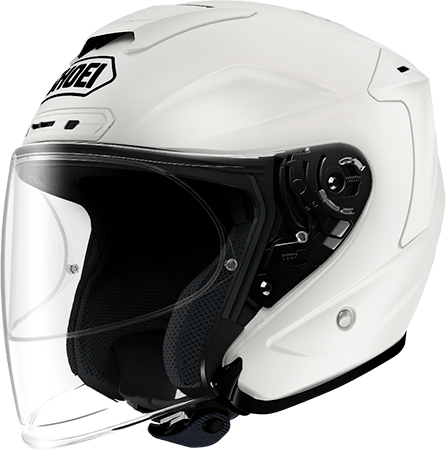 SHOEI J-FORCE IV 亮光白 素色 3/4帽款