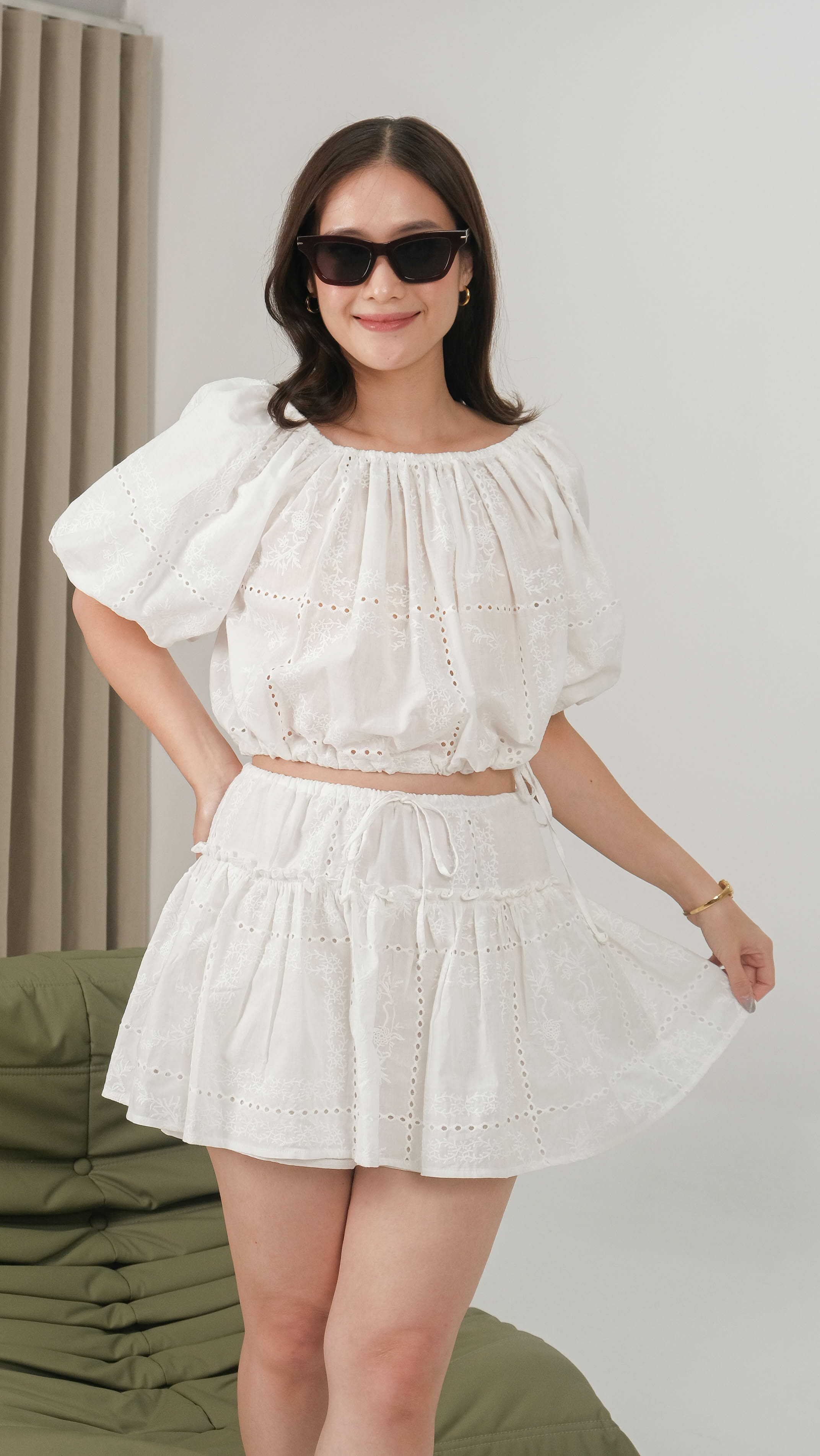 Blanca Broderie Multiway Top