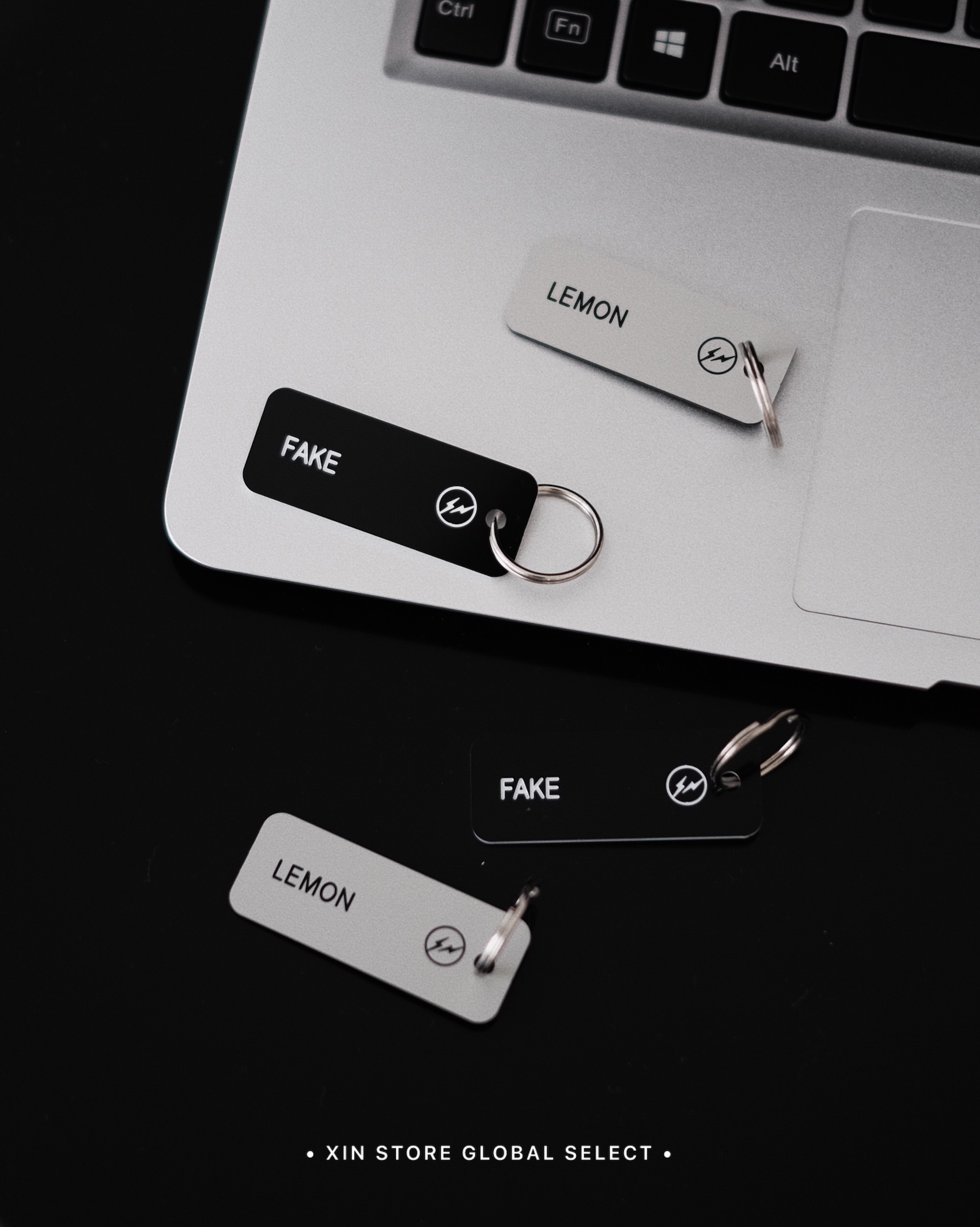 Fragment x Various Keytags 藤原浩 閃電 限定 鑰匙圈