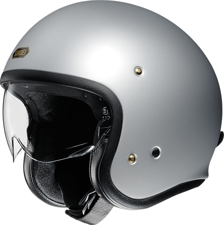 SHOEI J・O MATTE SILVER 消光銀 素色 3/4帽款