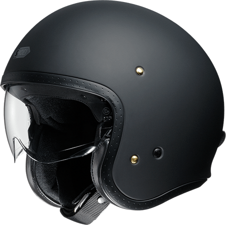 SHOEI J・O MATTE BLACK 消光黑 素色 3/4帽款