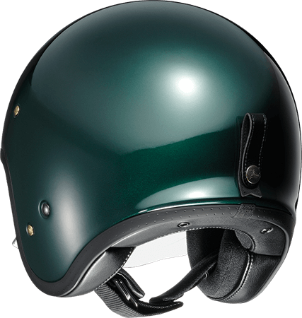 SHOEI J・O BRITISH GREEN 亮光綠 素色 3/4帽款