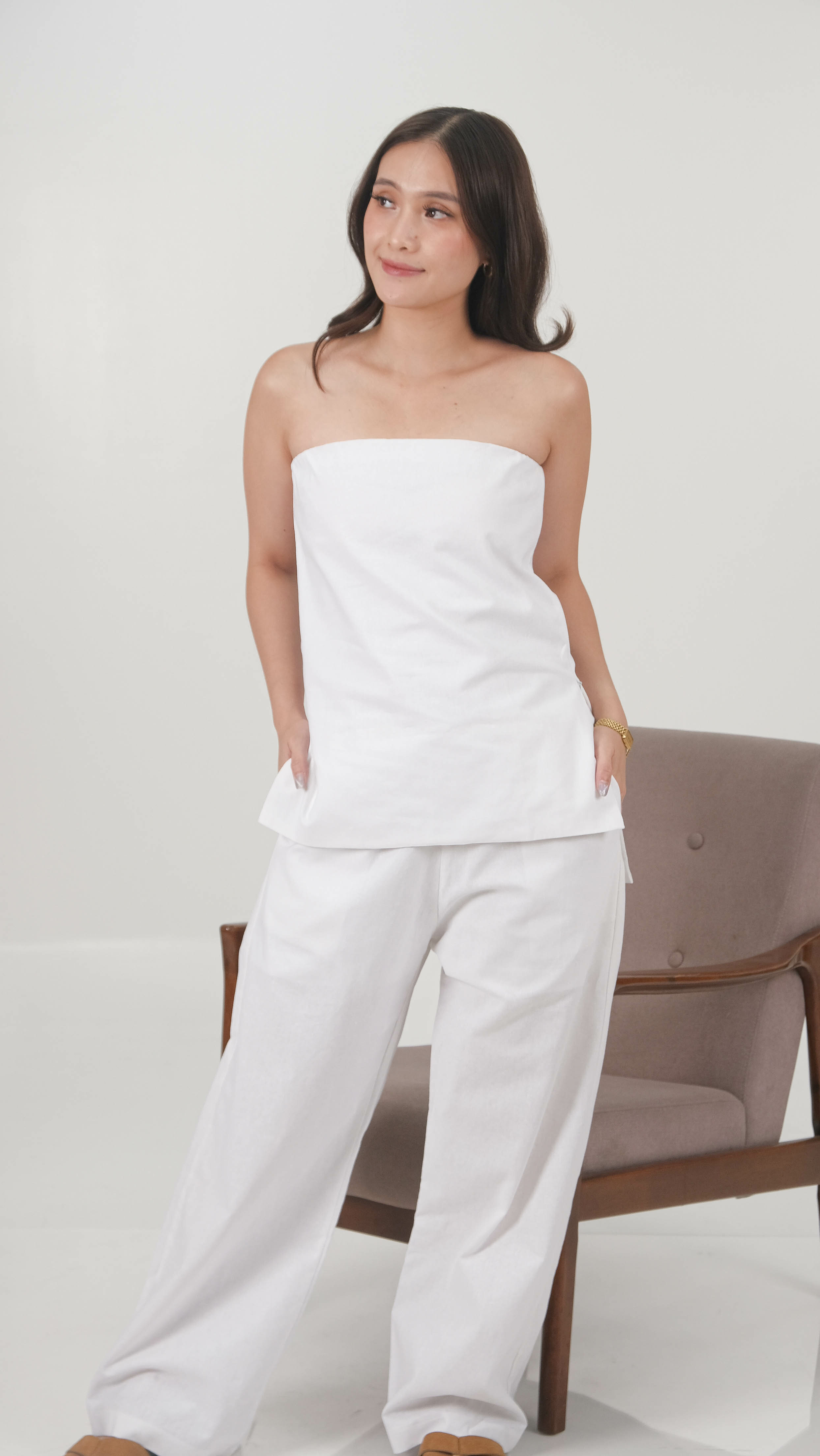 Palmer Linen Drawstring Pants