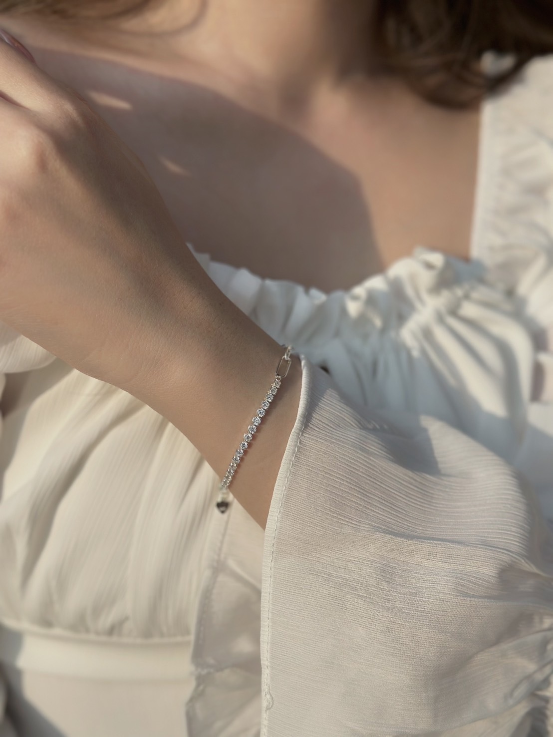 排鑽美學.排鑽純銀手鏈