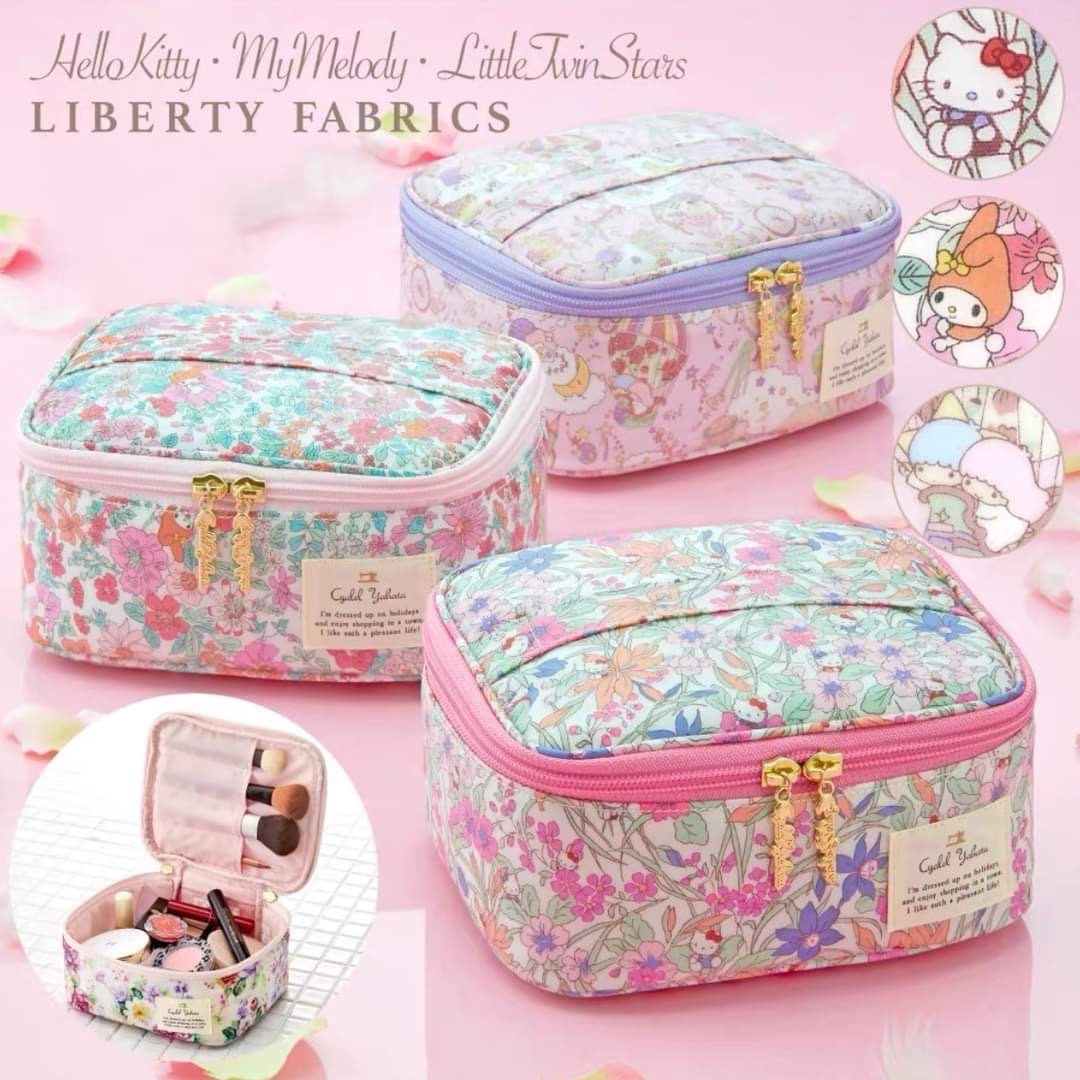 Sanrio x Liberty Fabrics化妝袋