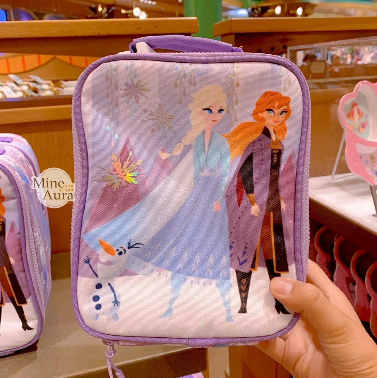 冰雪奇緣 Frozen 圖案 後背包 書包 / 可外掛 多功能 午餐袋 手提包 -上海迪士尼樂園