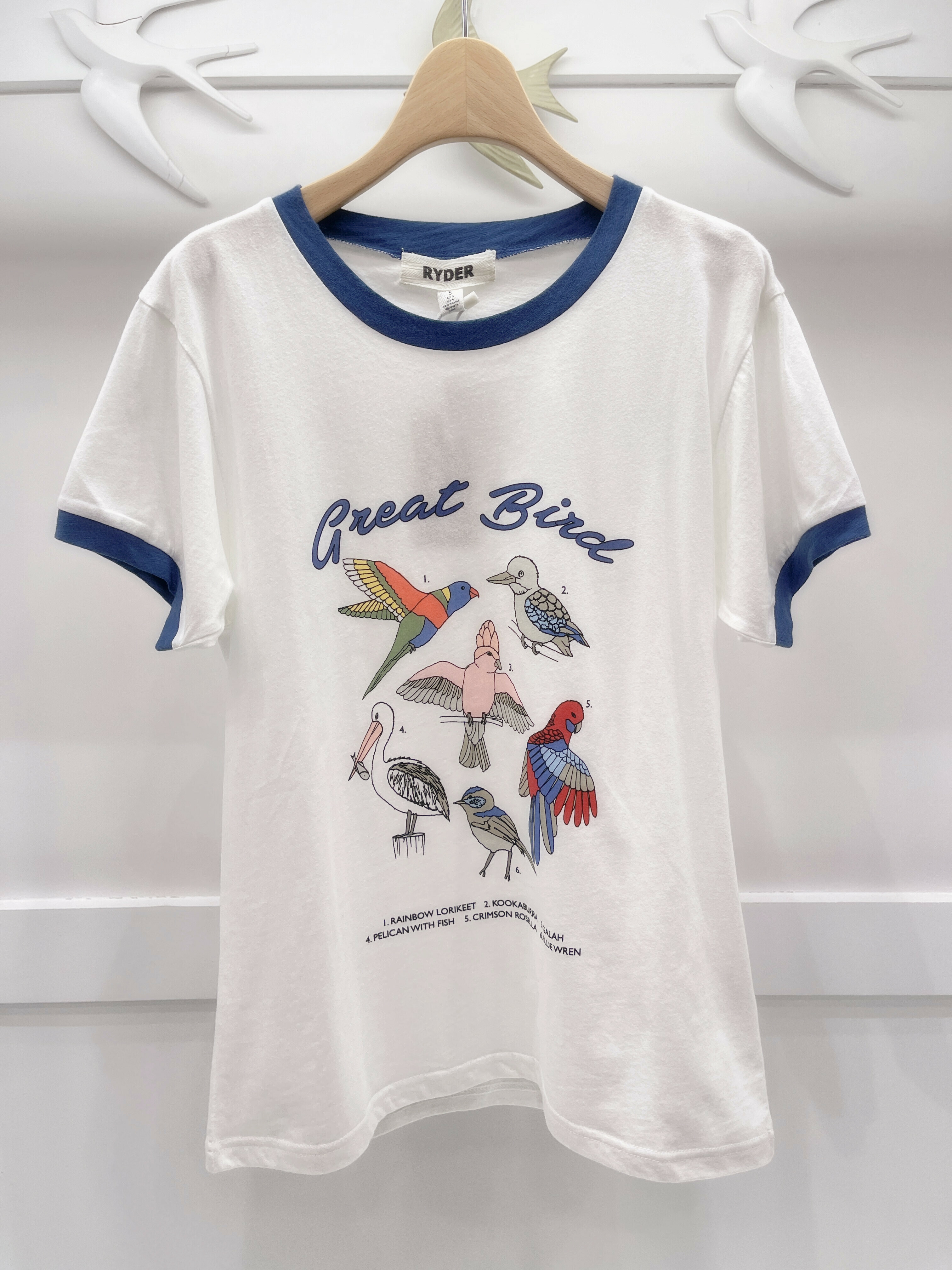 鳥圖鑑棉T