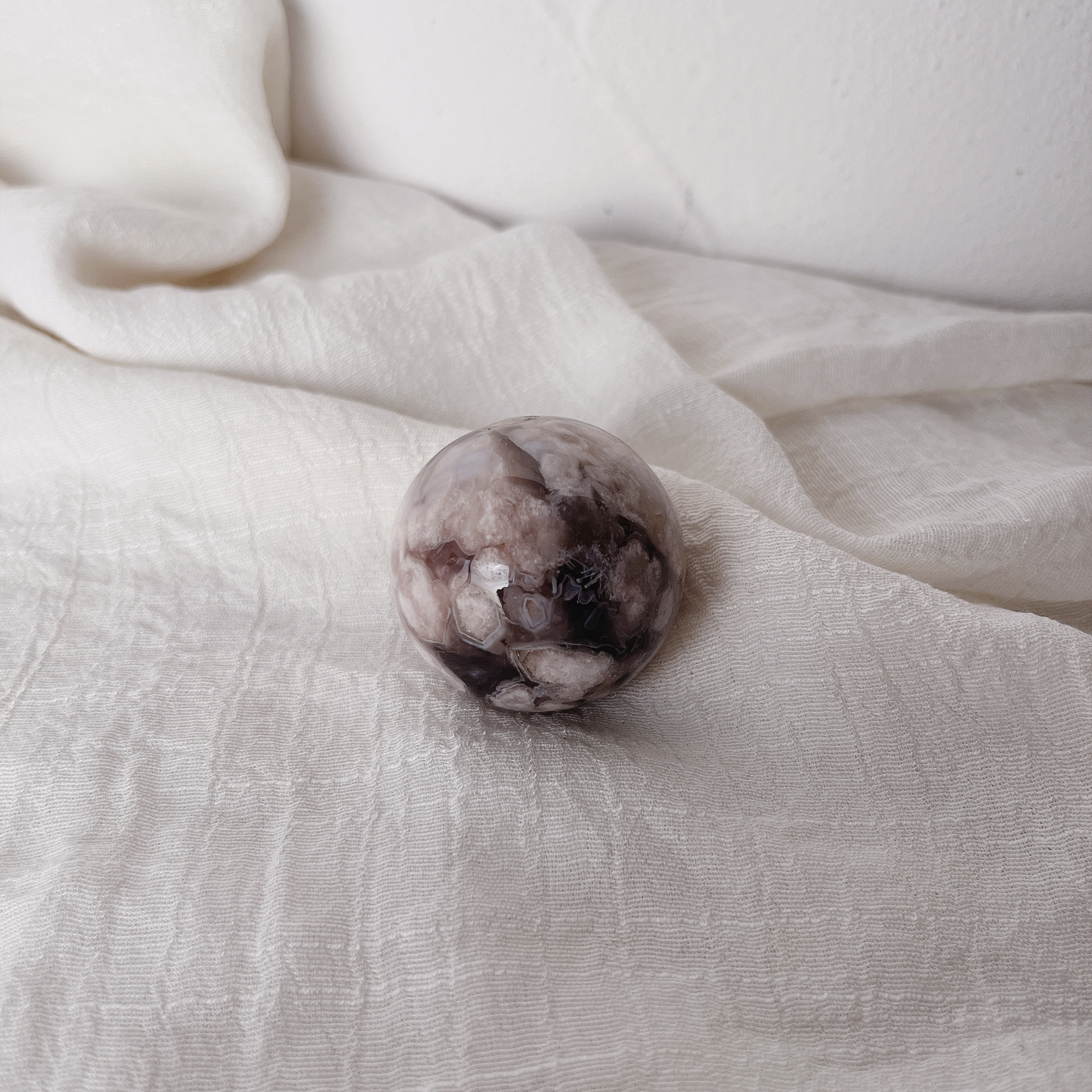 煙紫滿花櫻花瑪瑙球