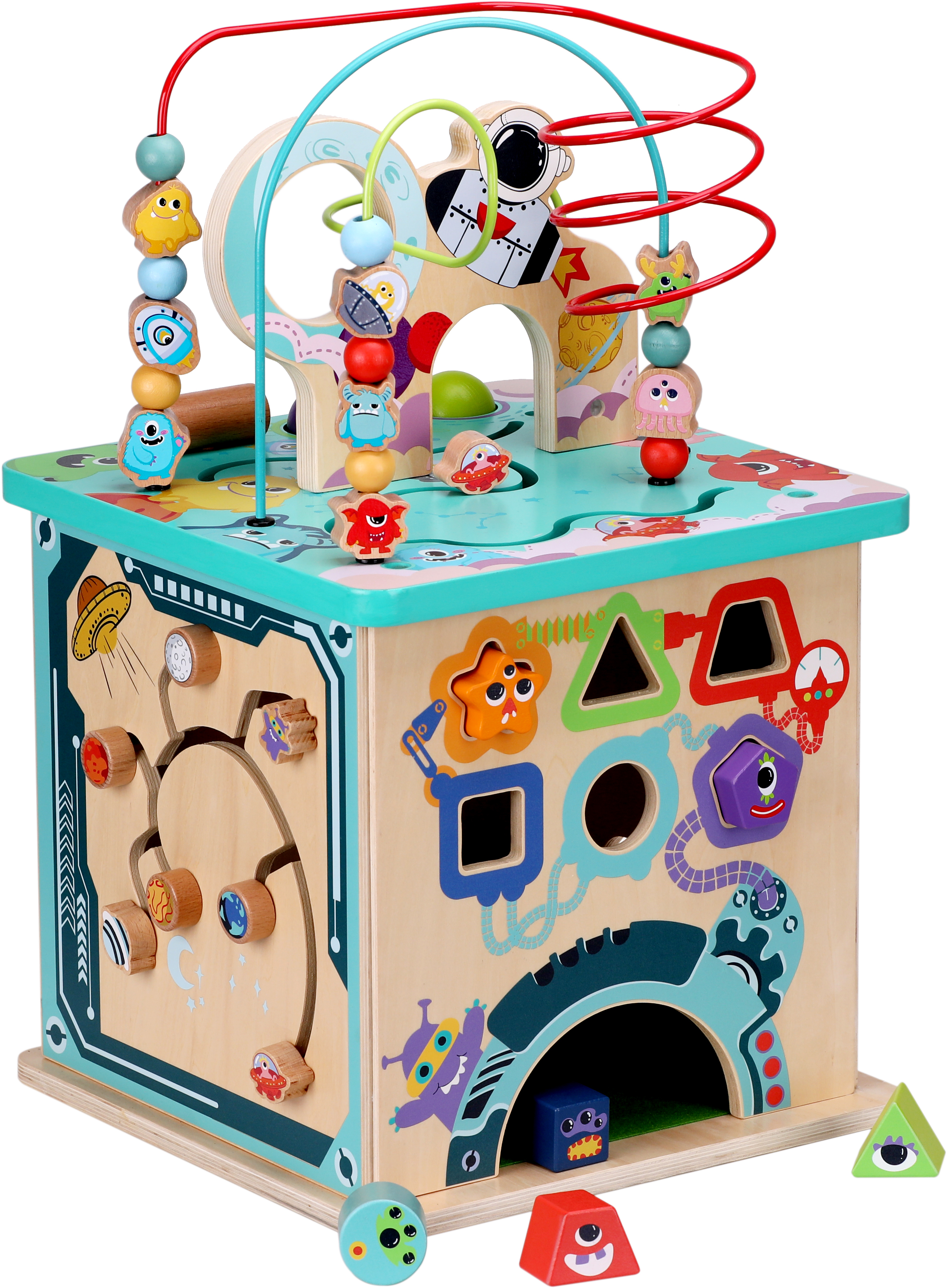 適合18M+UFUN繞珠百寶箱-星際旅行|滿足寶寶無限的探索樂趣|