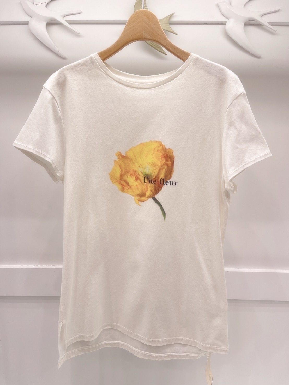 法式花柄棉T