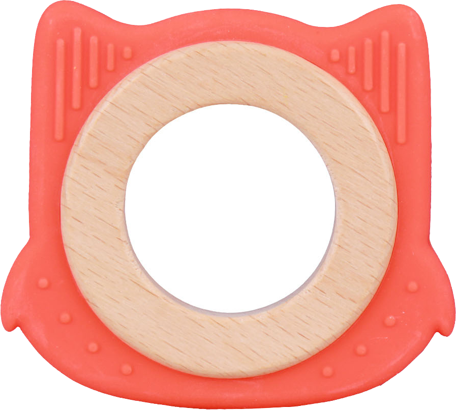 適合6M+UFUN嬰兒玩具-牙膠|Wooden Baby Teether|