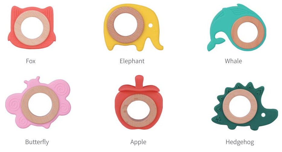 適合6M+UFUN嬰兒玩具-牙膠|Wooden Baby Teether|