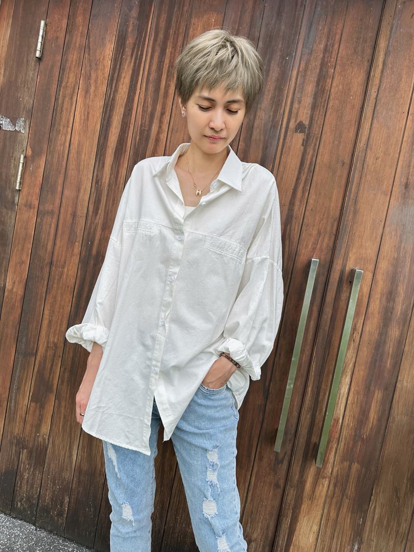 馬卡龍甜心色個性薄棉襯衫 ⚡️搶手貨⚡️