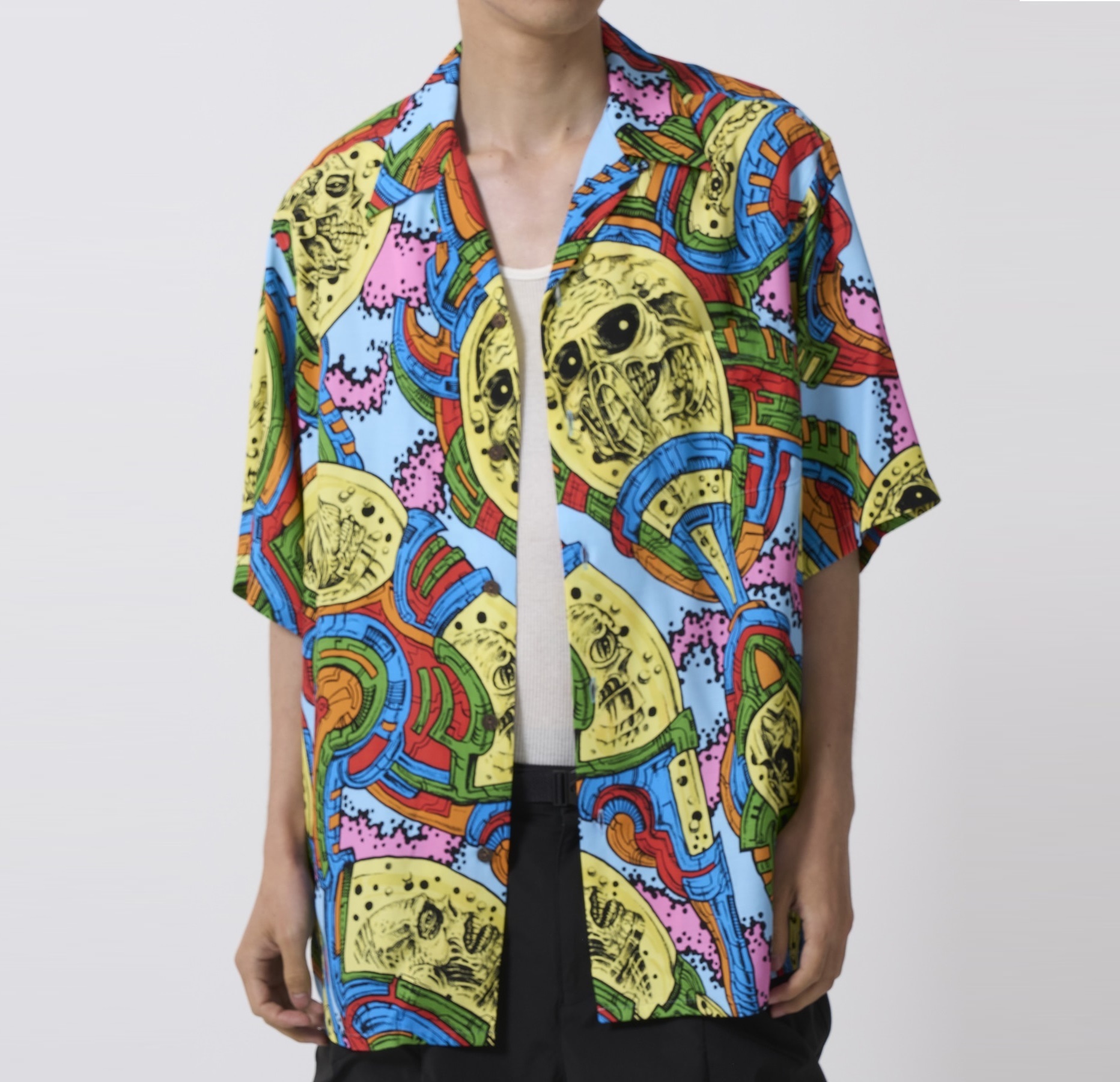 WACKO MARIA 2024 HAWAIIAN SHIRT S/S (TYPE-5) - BLUE PRE ORDER ITEM (預訂中)