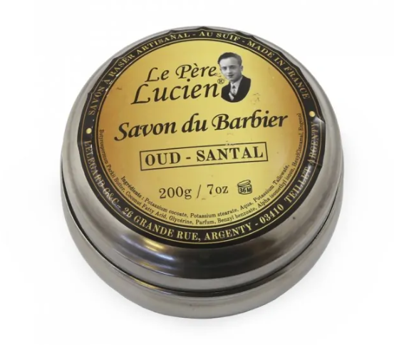 Le Pere Lucien Oud-Santal Shaving Soap 200g