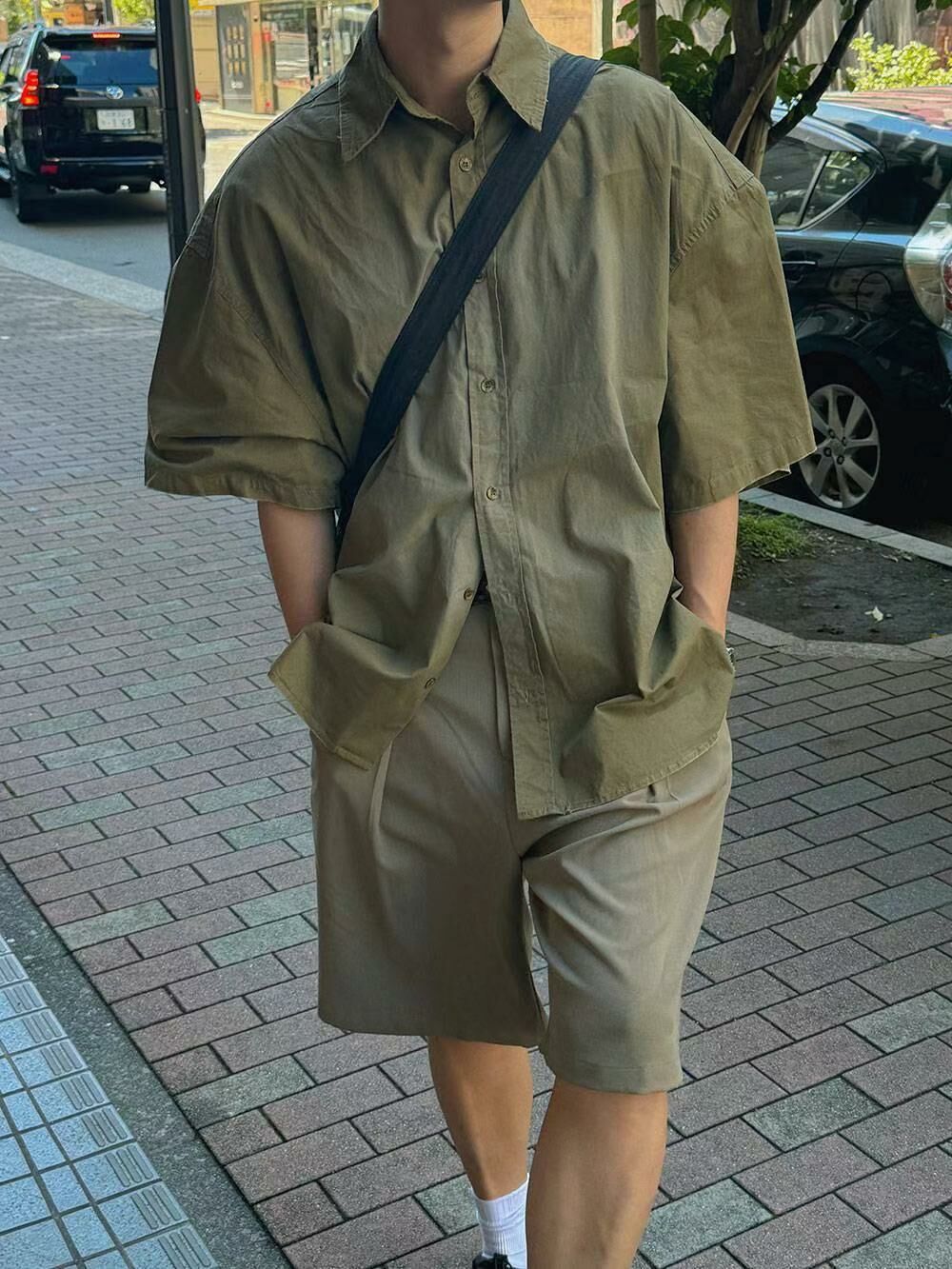 淨色短袖恤衫 taptaptap-053S