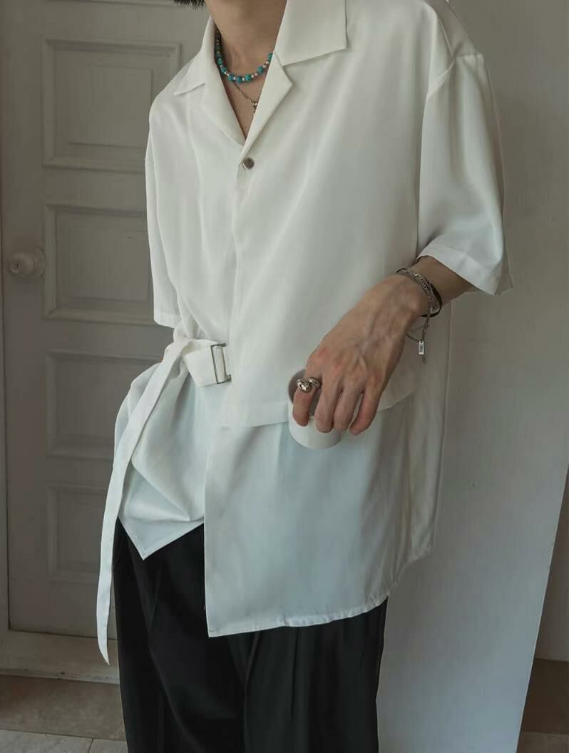 淨色開胸短袖外套 taptaptap-046JK