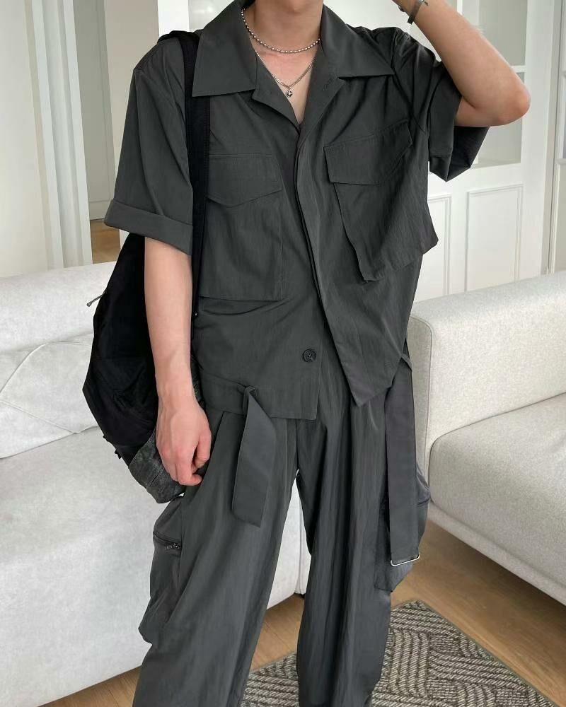 淨色短袖恤衫 taptaptap-036JK