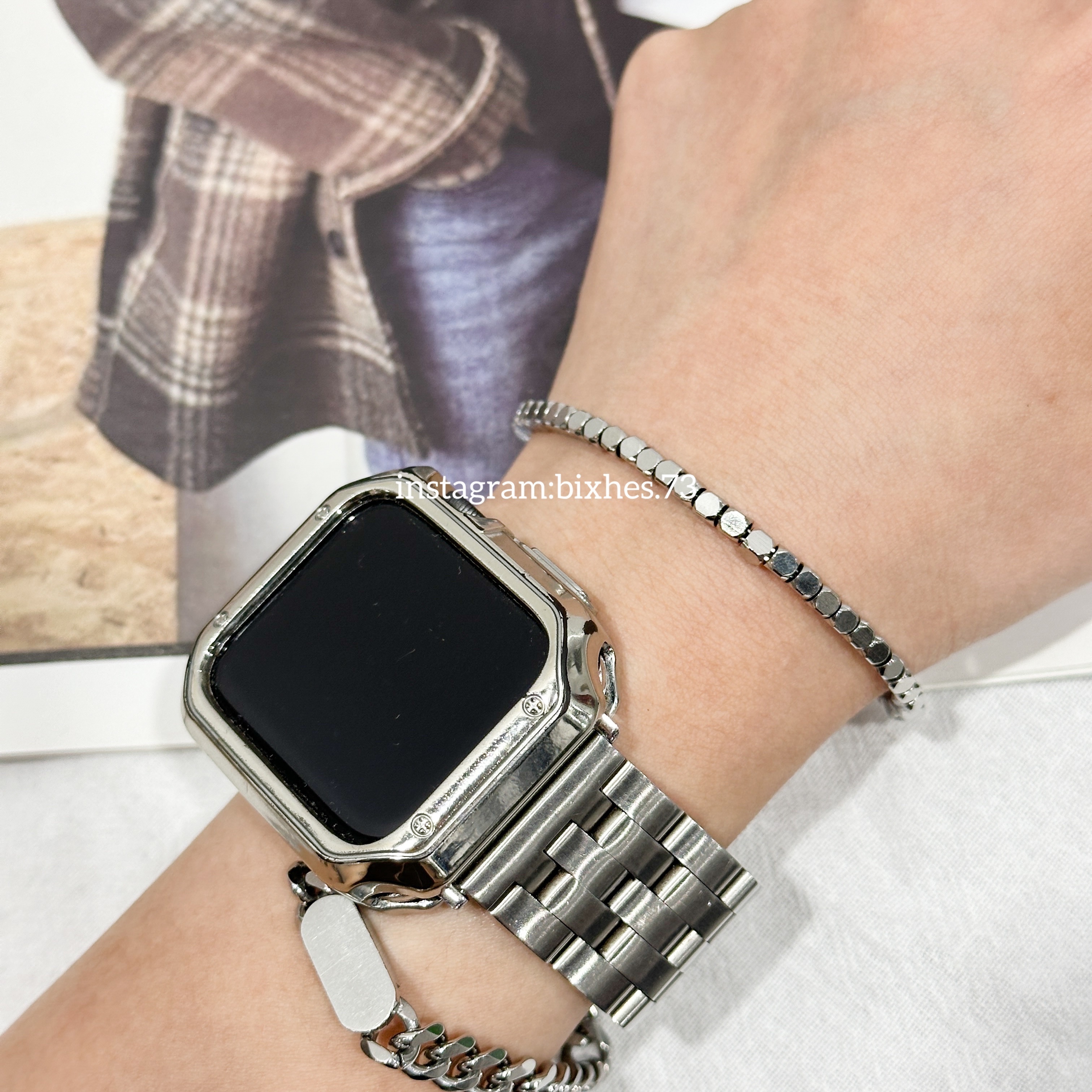 簡約碎銀石手環(K00071)