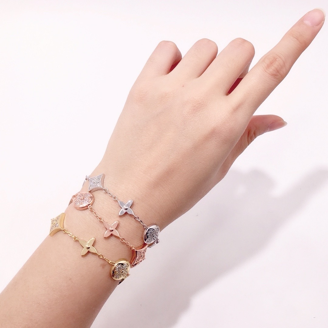 18k完美水鑽神仙老花 高奢滿天星定製手鍊