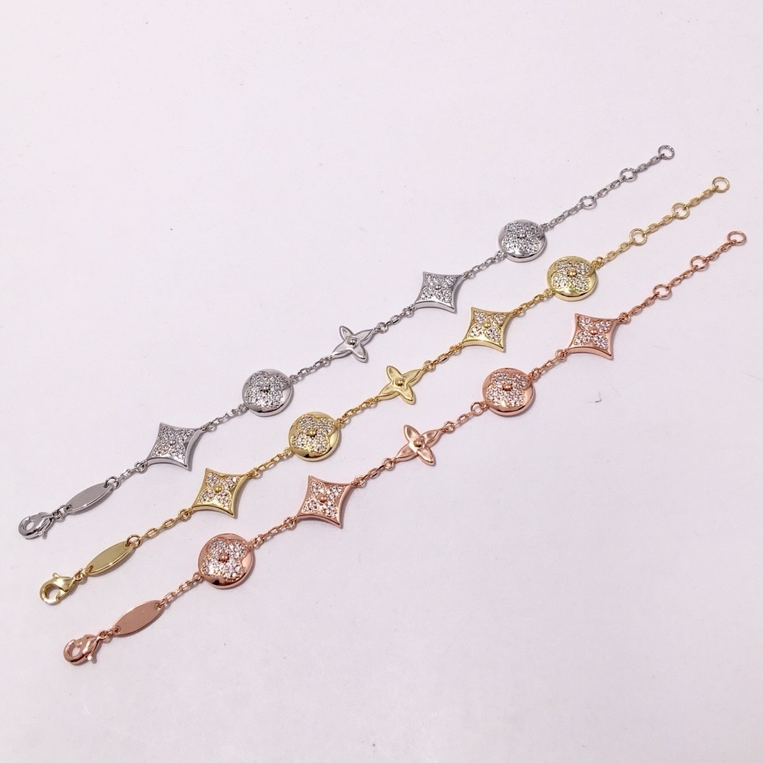 18k完美水鑽神仙老花 高奢滿天星定製手鍊