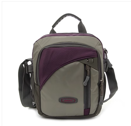 Hot selling lightweight shoulder bag, crossbody bag, travel and leisure bag, multifunctional for men and women [Purple]