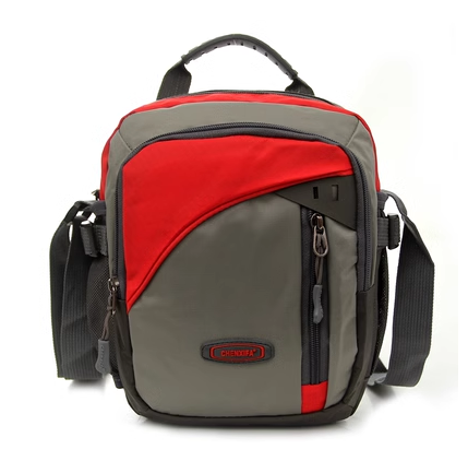 Hot selling lightweight shoulder bag, crossbody bag, travel and leisure bag, multi-functional for men and women [red]