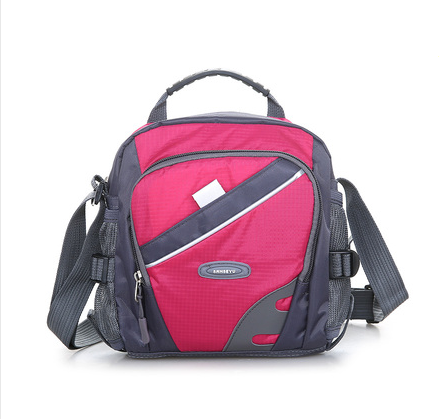 Hot selling lightweight shoulder bag, crossbody bag, travel and leisure bag, multifunctional for men and women [Rose Red]