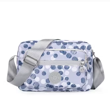 Hot selling crossbody bag, shoulder bag for women, crossbody bag, multifunctional bag [gray white point]
