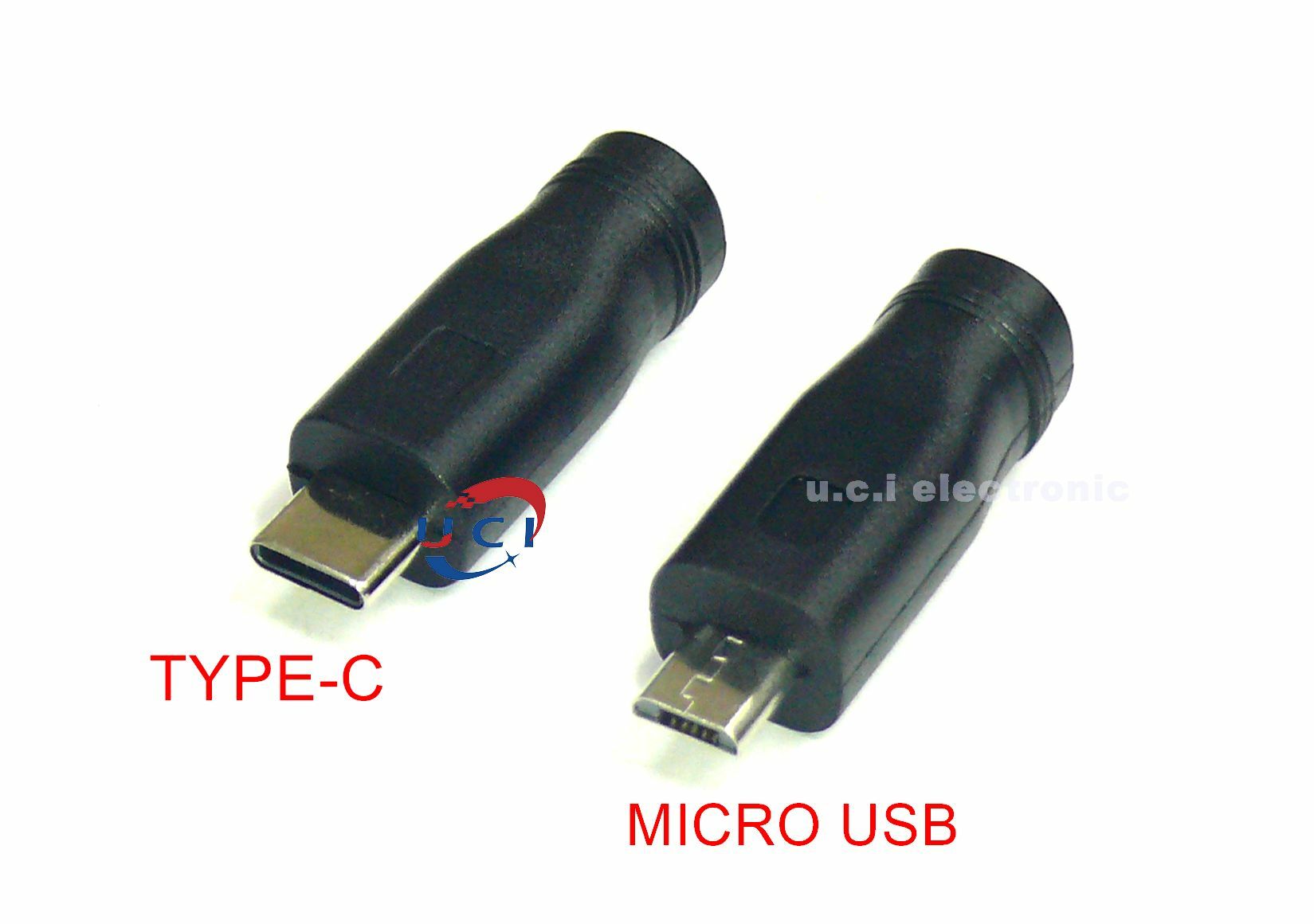 【UCI電子】(D-17) DC轉接頭 安卓Type-c手機micro usb母口轉DC插頭5.5*2.1mm