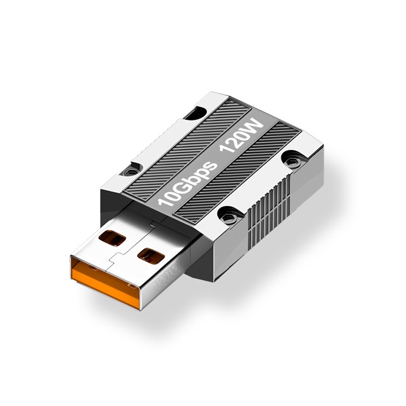 USB3.1 A (公) TO Type-C (母) 10GB/120W 轉接器
