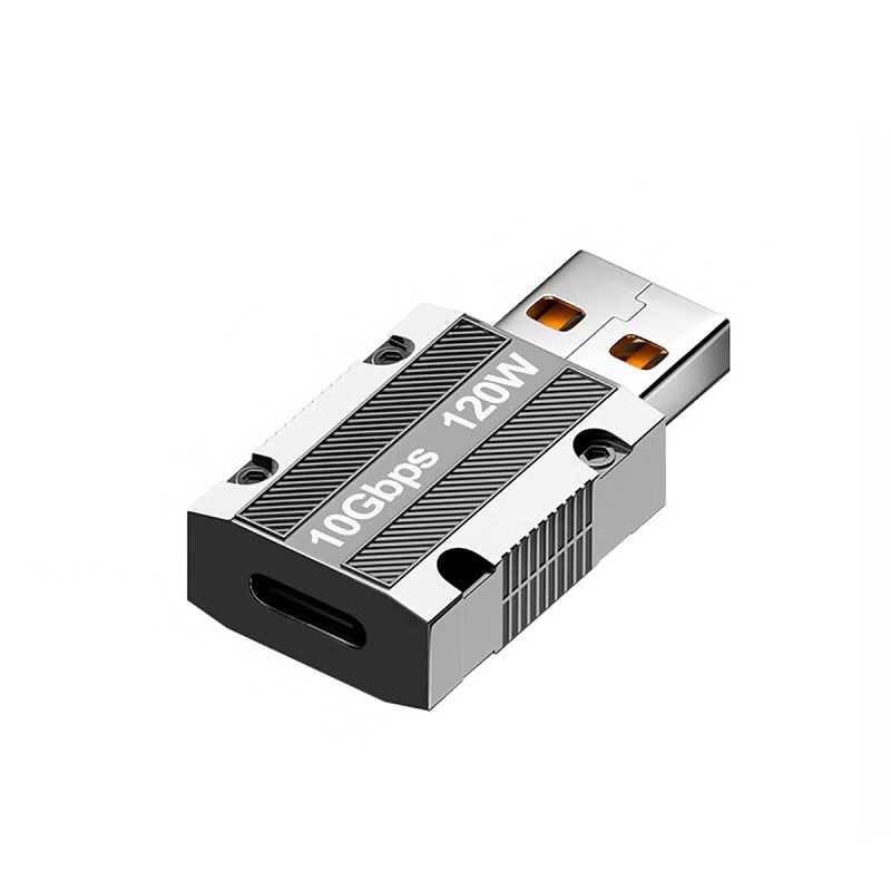 USB3.1 A (公) TO Type-C (母) 10GB/120W 轉接器