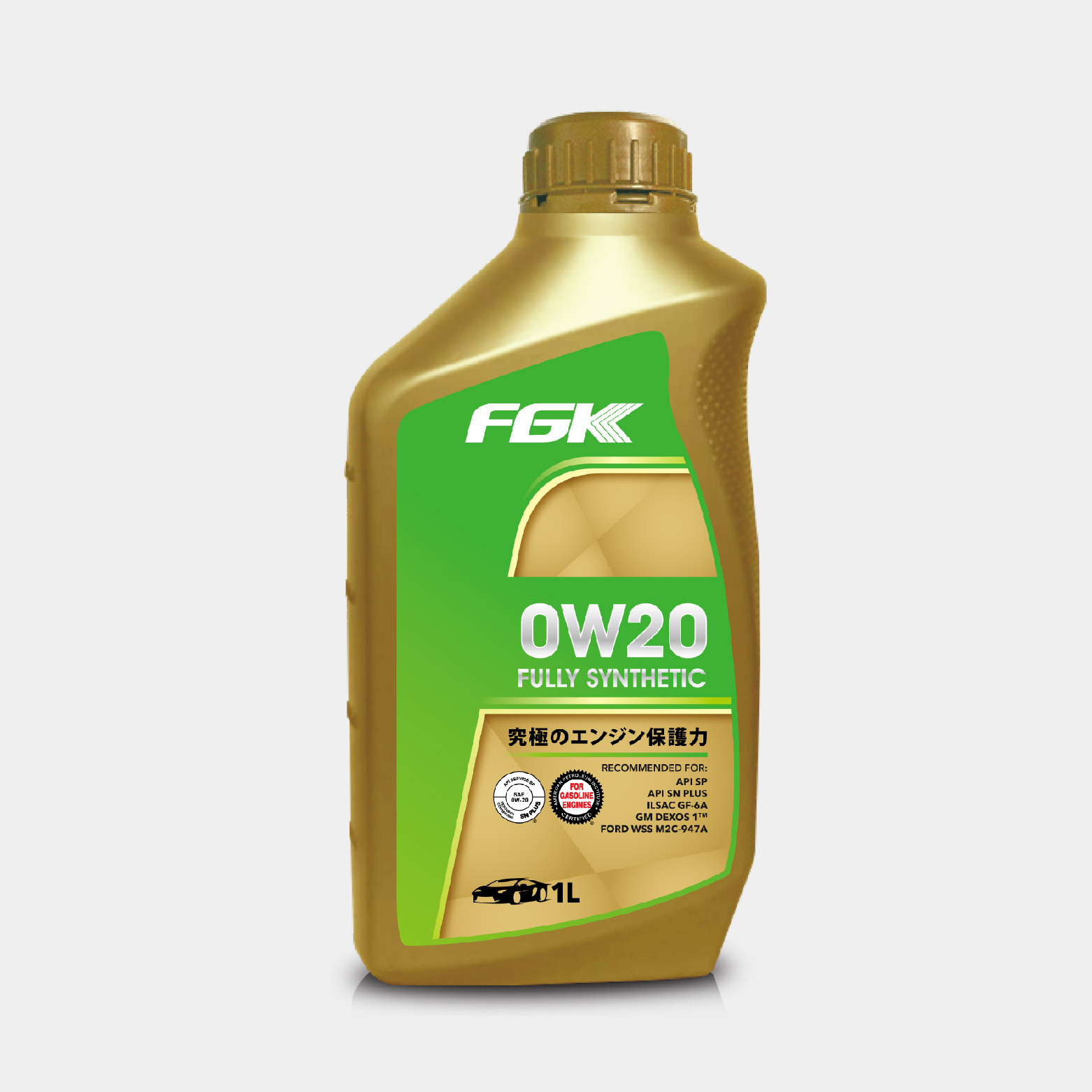 [箱購] FGK 0W-20 全合成機油 1L