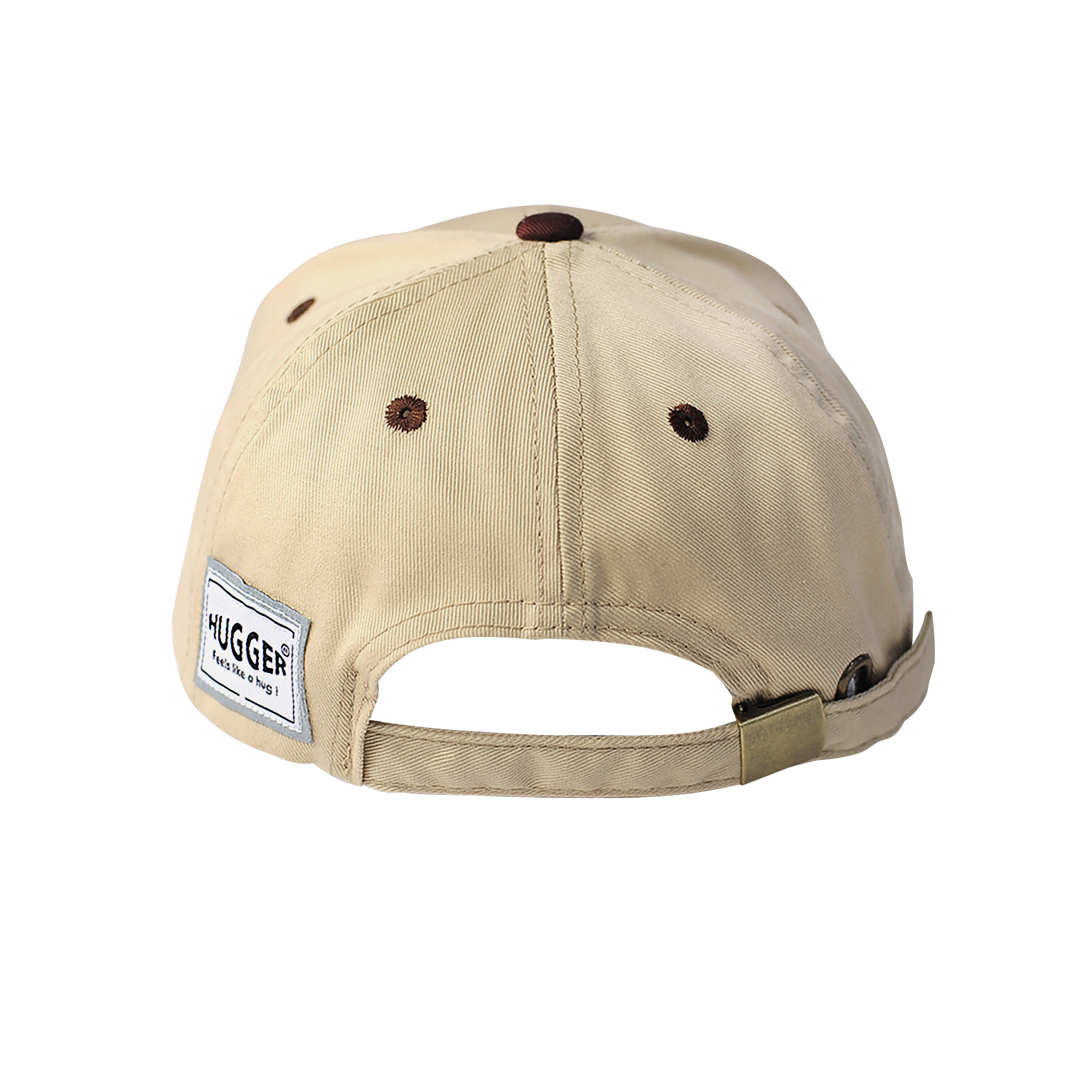 Contrasting Color Children's Baseball Cap - Khaki