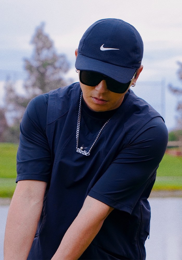 Silver Birdie Golf Necklace