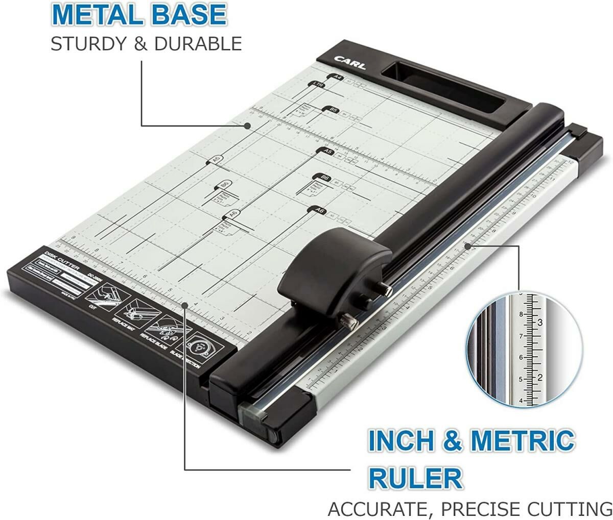 CARL - 日本 CARL A4 便攜滾輪式鎅紙機#DC-200N切割切紙機《香港行貨》- 1 部