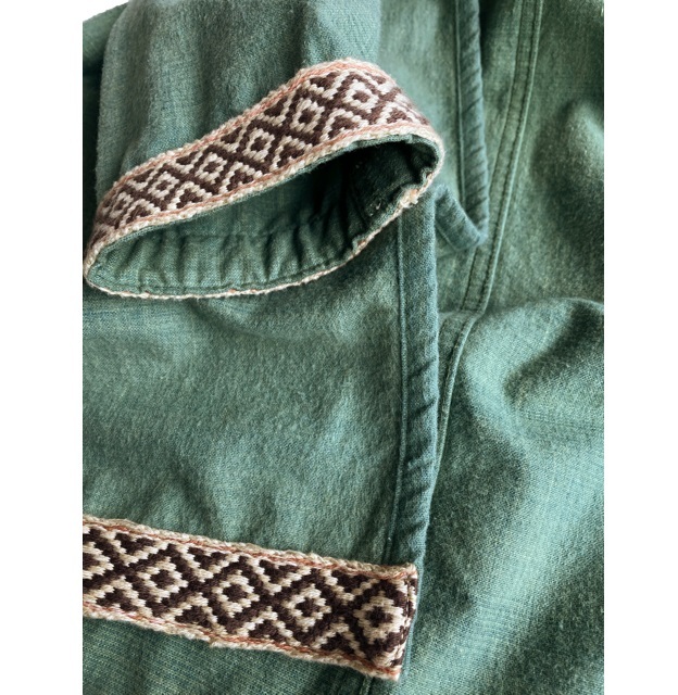 VISVIM SANJURO COAT SILK ROAD - GREEN PRE ORDER ITEM (預訂中)