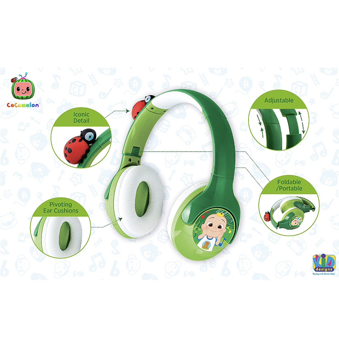 美國 Cocomelon Headphone 藍牙耳機 (內置 Microphone)