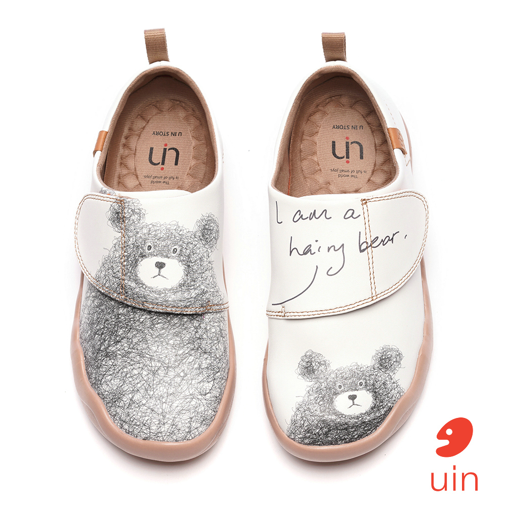 【 Uin 】西班牙原創設計 | 守護熊2 彩繪休閒童鞋
